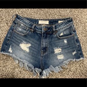 Pacsun high rise festival shorts size 25